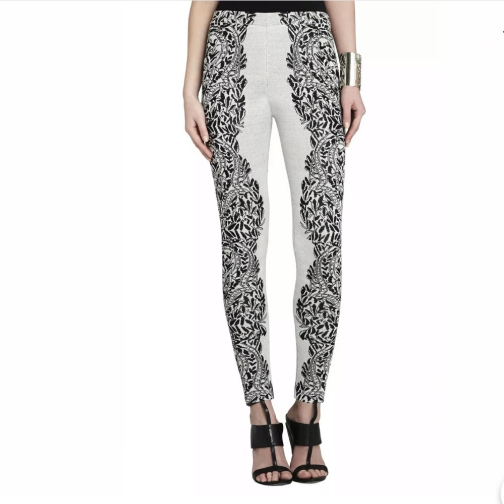 BCBGMaxAzria | Silk Cameron Jacquard Leggings